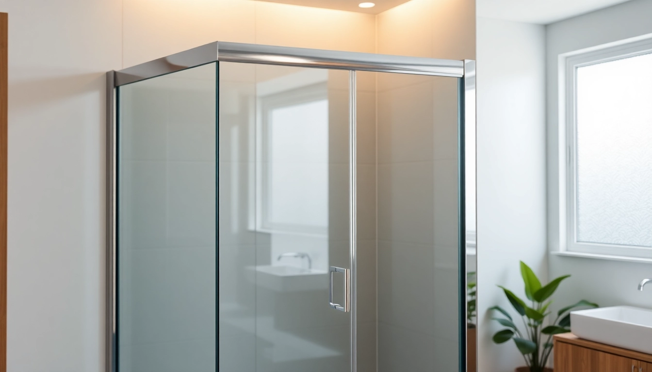 Die duschkabine 100x100 pendeltür überzeugt durch modernes Design und klare Linien.