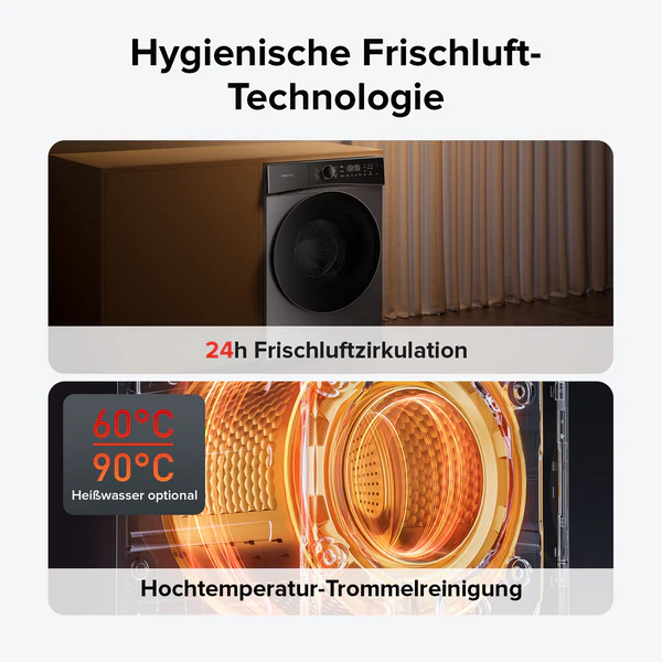 Waschmaschine mit Trommelreinigung in der Mietwohnung: Praktisch, hygienisch und unterschätzt