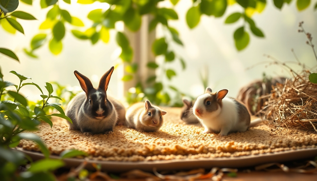 Nagermatte in a natural setting with small animals illustrating comfort and safety.