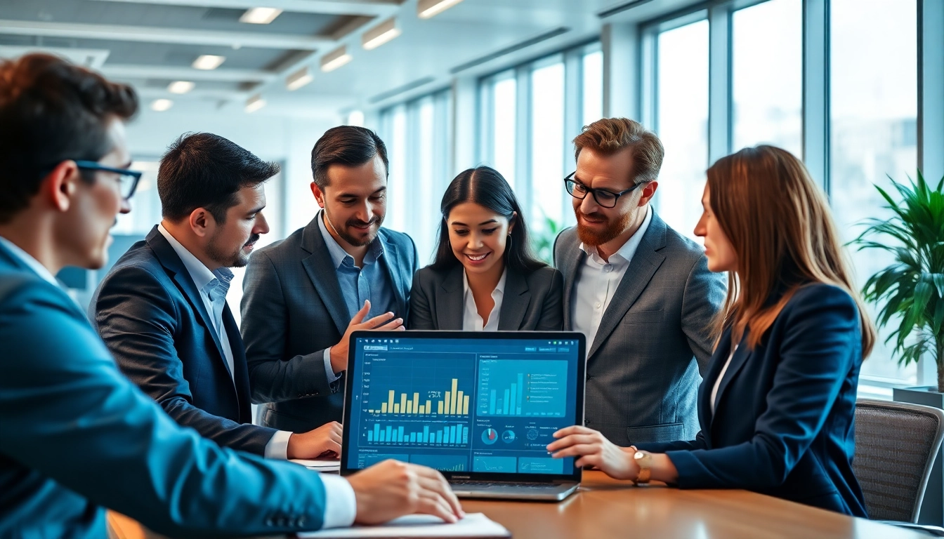 Das SAP ERP Software-Team entwickelt gemeinsam neue Loesungen in einer modernen Bueroumgebung.