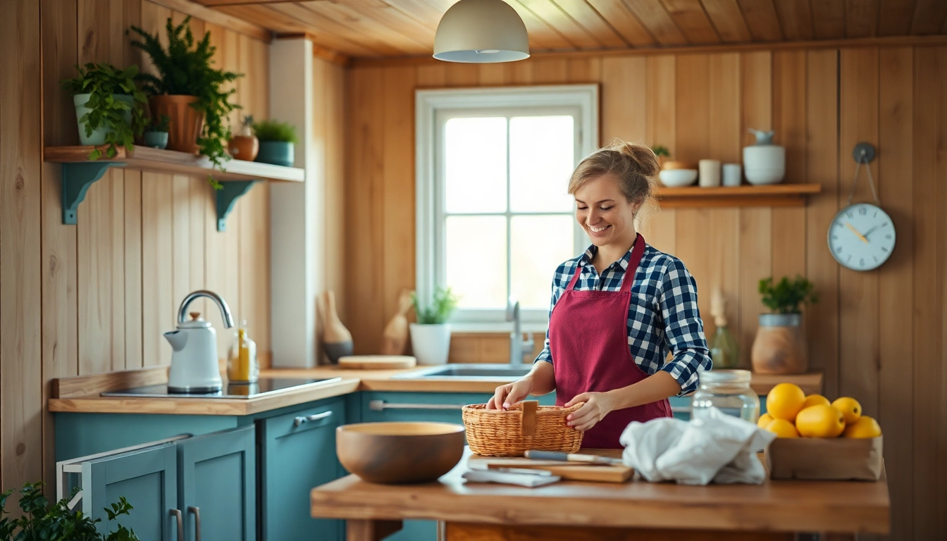 Hauswirtschaftskraft in Hameln bei der Unterstützung im Haushalt mit liebevoller Handwerkskunst.