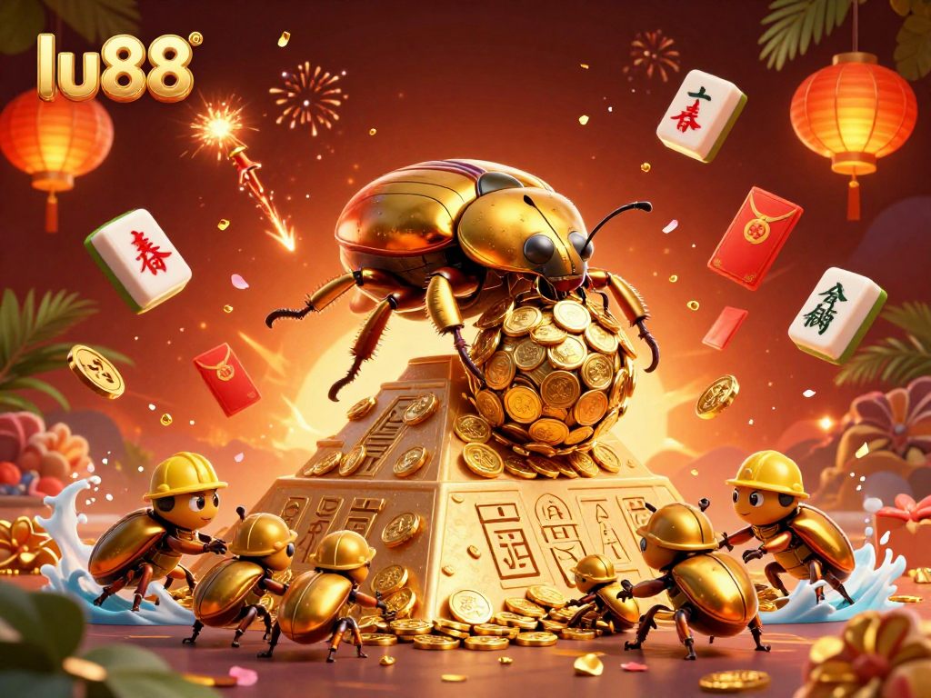 Experience thrilling gameplay at lu88, featuring vibrant symbols and dynamic gaming elements.