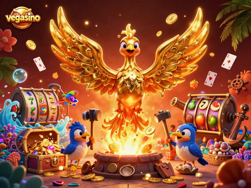 Experience fun and excitement at vegasino with dynamic slots and vibrant casino elements.
