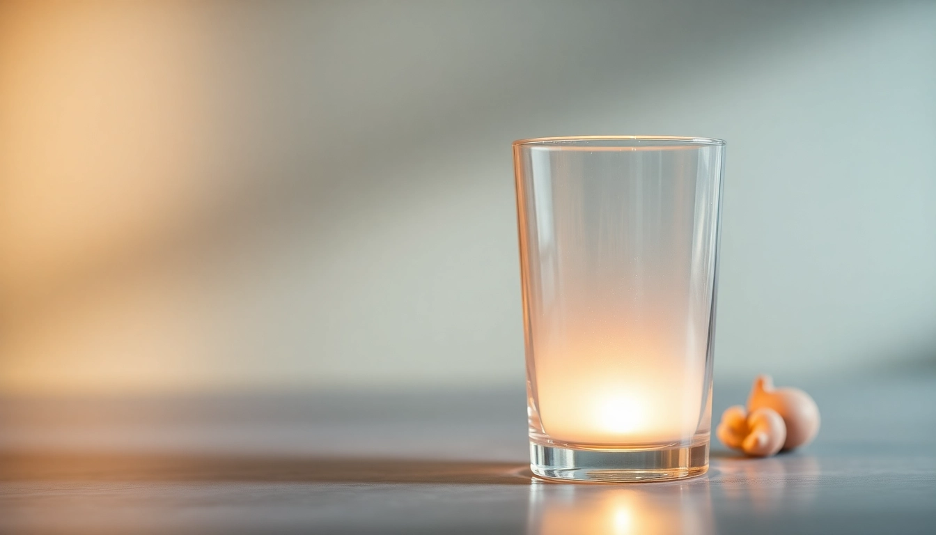 Kolloidales Silber 100 ppm in elegantem Fläschchen beleuchtet auf sanfte Weise.