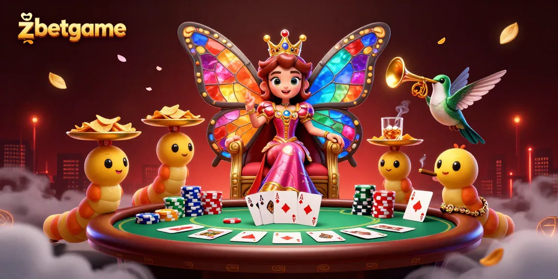 Experience zbetgame with a vibrant casino scene featuring engaging characters and dynamic gambling elements.