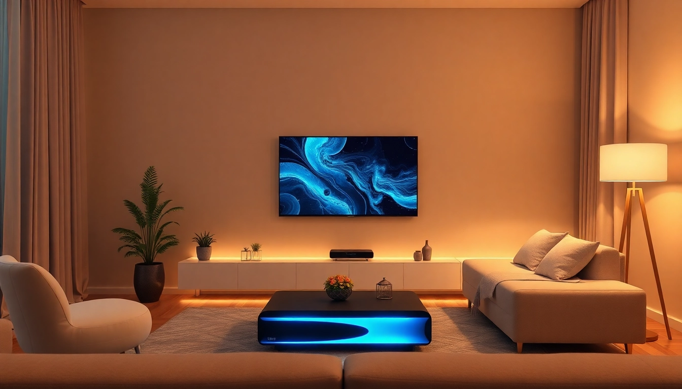 IPTV kaufen: Hochwertige IPTV-Set-Top-Box für optimales Streaming im modernen Wohnzimmer.