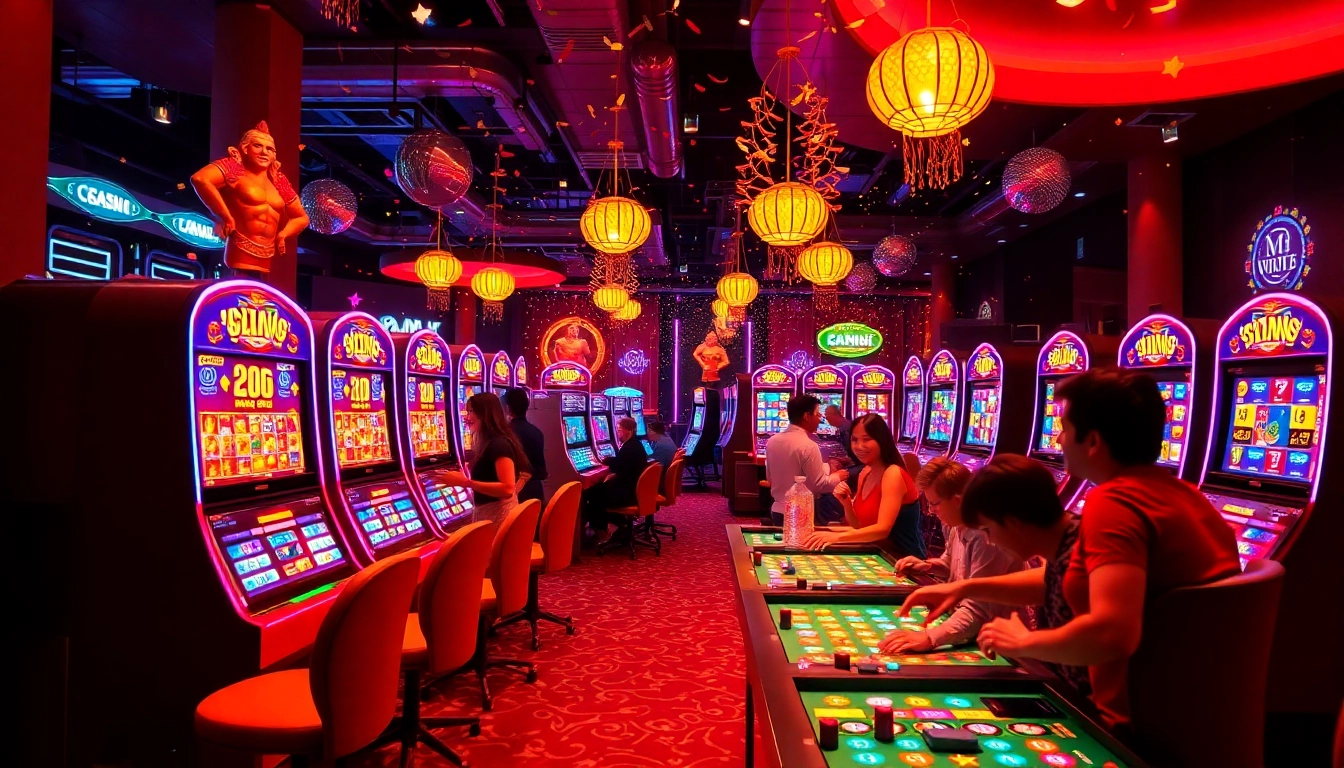 Experience thrilling moments in casinos ohne deutsche lizenz erfahrungen with vibrant slot machines and lively players.