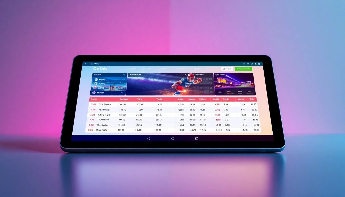 View the interface for neue online wettanbieter showcasing dynamic sports betting odds and engaging visuals.