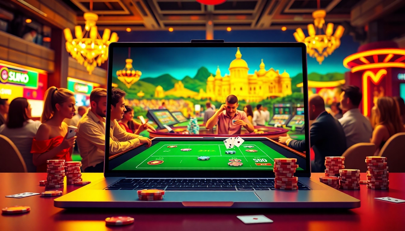 Online kaszinó élmény, ahol izgalmas játékosok virtuális játékokat játszanak.