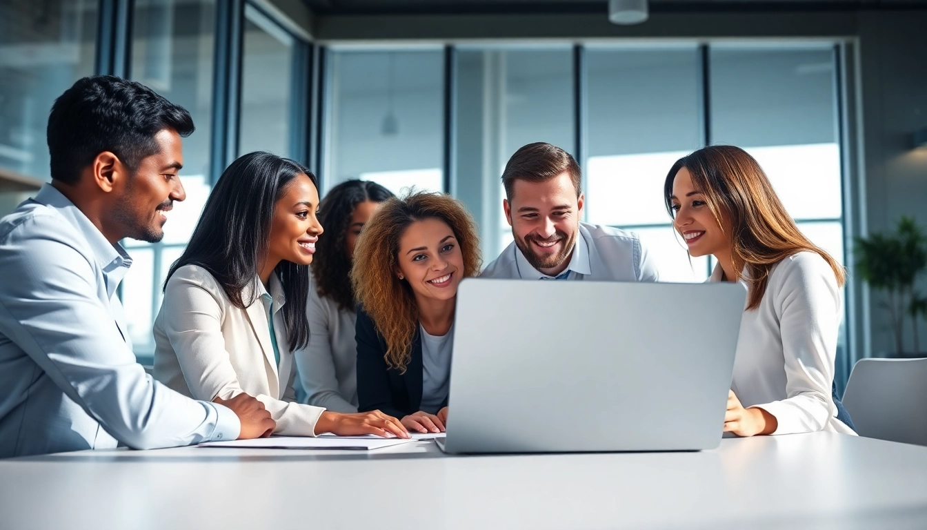 Headhunter IT facilitates a professional recruitment process in a dynamic office environment.